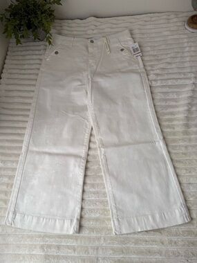Curve Appeal wide leg crop jeans size 12 31